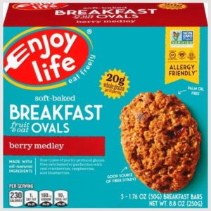 Enjoy Life Foods Breakfast Ovals, Berry Medley, Fruit & Oat, Soft Baked