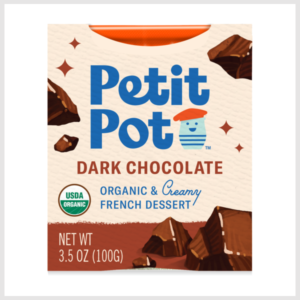 Petit Pot Dark Chocolate, Organic French Dessert