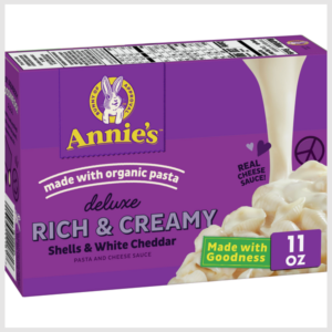 Annie's Rich & Creamy Deluxe Shells & White Cheddar, Mac & Cheese