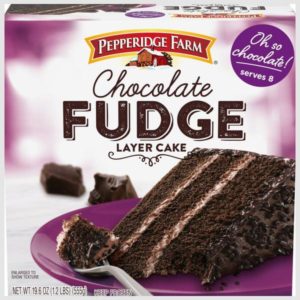 Pepperidge Farm Frozen Chocolate Fudge Layer Cake