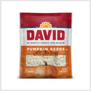 DAVID Roasted and Salted Pumpkin Seeds