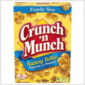 Crunch ‘n Munch Buttery Toffee Popcorn with Peanuts