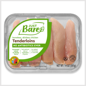 Just Bare Chicken Tenderloins, Boneless, Skinless