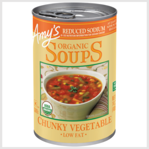 Amy's Kitchen Chunky Vegetable Soup Reduced Sodium