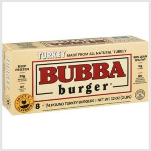 Bubba Burger Burgers, Turkey, 90%/10%
