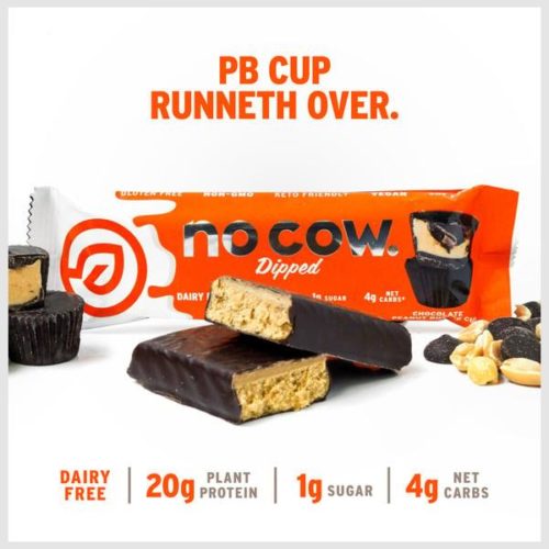 No Cow Dipped Protein Bars, Chocolate Peanut Butter Cup