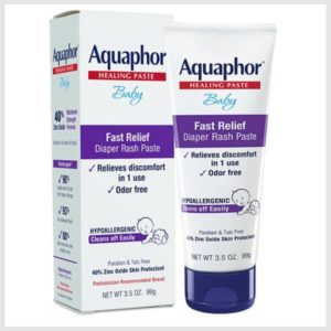 Aquaphor Baby Diaper Rash Paste Tube