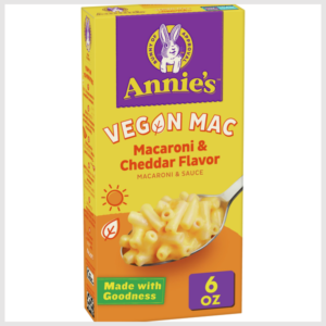Annie's Vegan Mac and Cheddar Flavor Dinner with Organic Pasta