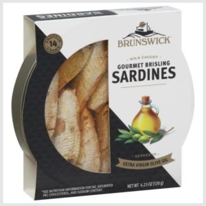 Brunswick Sardines, Gourmet Brisling, White Caught