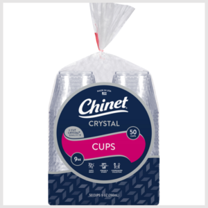 Chinet Crystal Plastic Cups