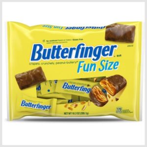Butterfinger Fun Size, Peanut-Buttery Chocolate-y Candy Bars, Individually Wrapped