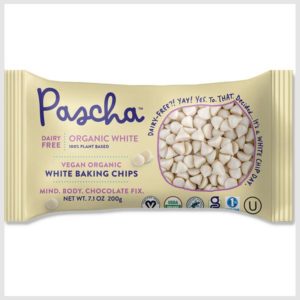 Pascha White Baking Chips, Vegan, Organic, Dairy-Free, 100% Plant Based