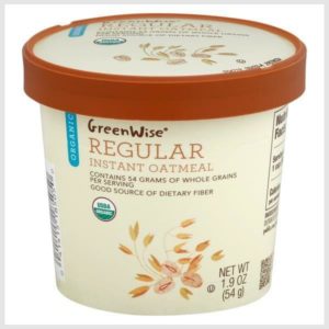 GreenWise Oatmeal, Instant, Regular