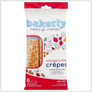 bakerly Crepes To Go, Strawberry Filled