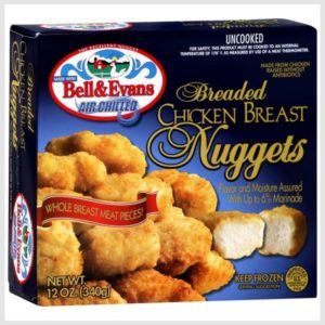 Bell & Evans Chicken Breast Nuggets, Breaded, Uncooked