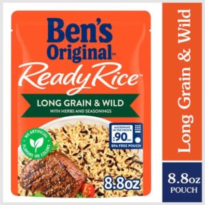 Ben's Original Long Grain and Wild Flavored Rice Easy Dinner Side