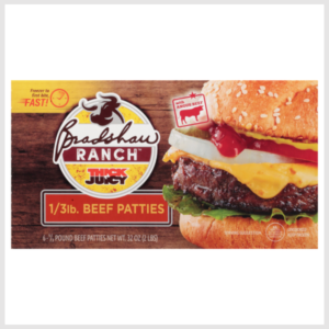 Bradshaw Ranch Thick N Juicy 1/3 lb. Beef Patties