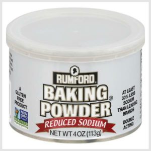 Rumford Baking Powder, Reduced Sodium