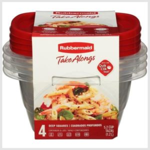 Rubbermaid Containers & Lids, Deep Squares