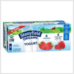 Stonyfield Organic YoKids Squeezers Lowfat Yogurt Variety Pack