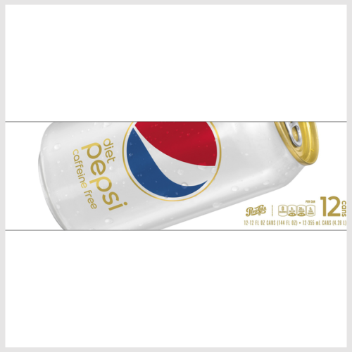 Pepsi, Diet, Caffeine Free, Cola Soda, 12 pack