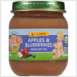 Earth's Best Baby Food, Apples & Blueberries, 2 (6+ Months)