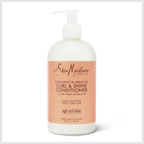 SheaMoisture Curl Shine Silicone Free Conditioner Coconut Hibiscus