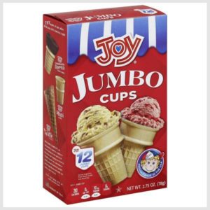 Joy Ice Cream Cups, Jumbo