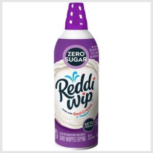Reddi-wip Zero Sugar Keto Friendly Gluten Free Whipped Topping