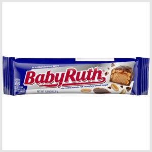 Baby Ruth Milk Chocolate-y Candy Bars, Full Size Bulk Ferrero Candy