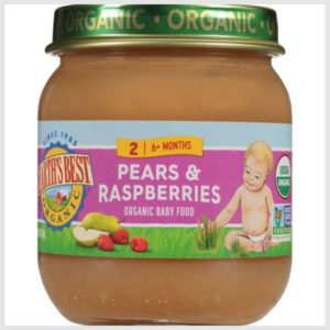 Earth's Best Baby Food, Pears & Raspberries, 2 (6+ Months)