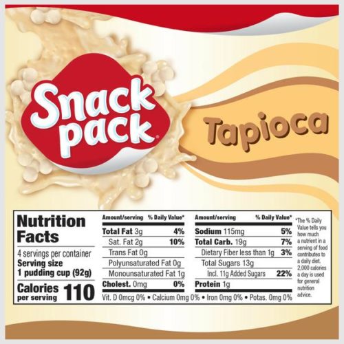 Snack Pack Tapioca Pudding