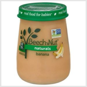 Beech-Nut Naturals Banana Baby Food Jar