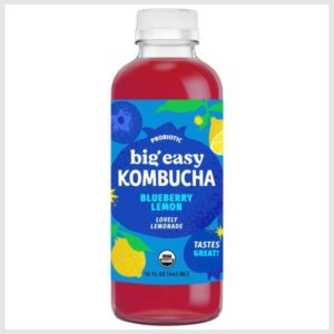 Big Easy Kombucha, Blueberry Lemon
