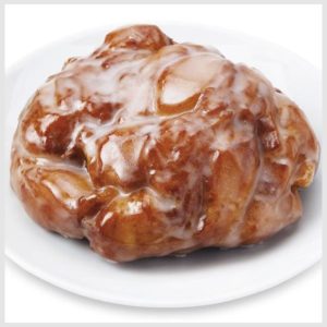 Publix Bakery Glazed Cinnamon Apple Fritter (380-470 Cal/donut)