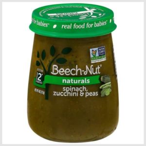 Beech-Nut Naturals Spinach Zucchini Peas Jar