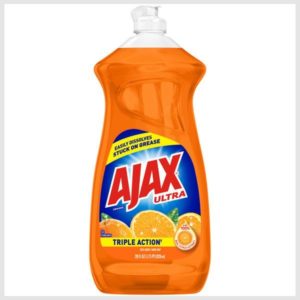 Ajax Triple Action Liquid Dish Soap, Orange