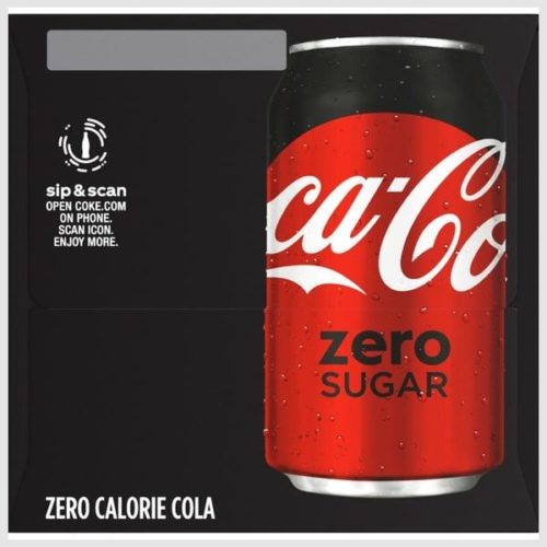 Coca Cola Zero Sugar Cola, 12 pack