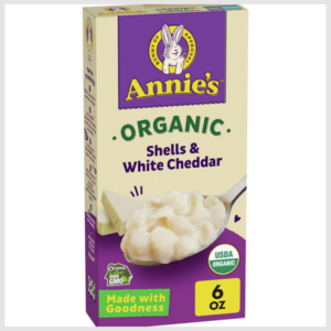 Annie's Organic Mac & Cheese, Shells & White Cheddar