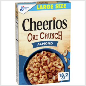 Cheerios Oat Crunch Almond Oat Breakfast Cereal