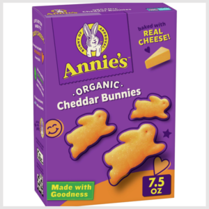 Annie's Organic Cheddar Bunnies Snack Crackers