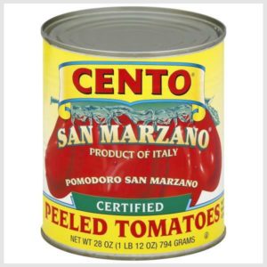 Cento San Marzano Whole Peeled Tomatoes with Basil Leaf, Certified