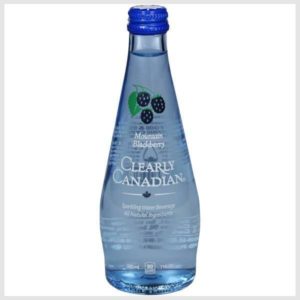 Clearly Canadian Sparkling Water Beverage, Mountain Blackberry