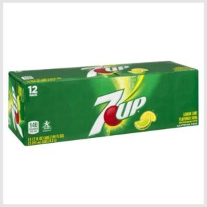 7UP Lemon Lime Soda, 12 pack