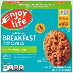 Enjoy Life Foods Breakfast Ovals, Fruit & Oat, Soft Baked, Apple Cinnamon