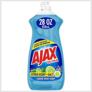 Ajax Liquid Dish Soap, Charcoal + Citrus