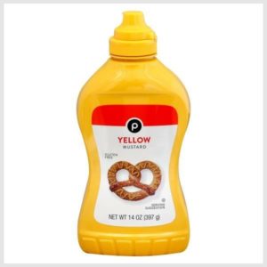 Publix Mustard, Yellow, 14 ounce