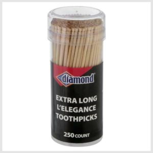 Diamond Toothpicks, Extra Long, L'Elegance