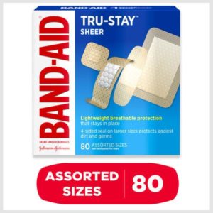 BAND-AID Tru-Stay Sheer Adhesive Bandages, Assorted