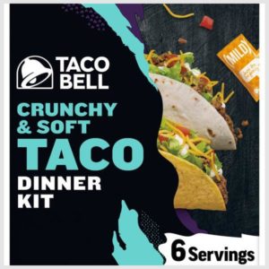 Taco Bell Taco Dinner Kit, Crunchy & Soft